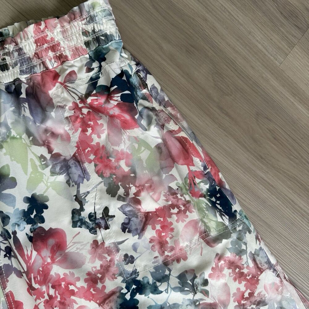 Athleta Lumen Floral Cream Jupe Savannah Skirt Size Large L - Picture 4 of 9